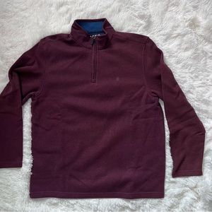 Mens Izod Half Zip Sweater